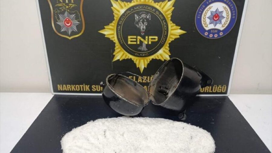 Elazığ’da yolcu otobüsünde uyuşturucu bulundu, bir şüpheli tutuklandı