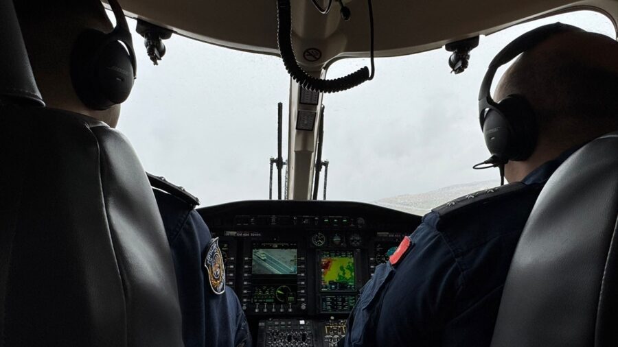 Emniyet ekiplerince bayram öncesi havadan trafik denetimi sürüyor