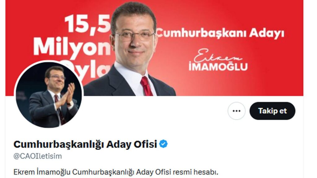 İmamoğlu’nun paylaşım yaptığı hesap hakkında soruşturma