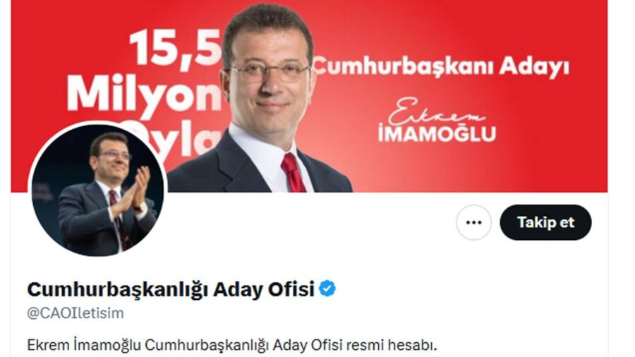 İmamoğlu’nun paylaşım yaptığı hesap hakkında soruşturma