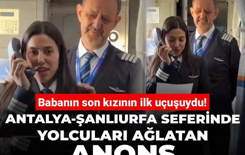 ‘Kaptanınız konuşuyor, kumandayı artık kızıma devrediyorum’