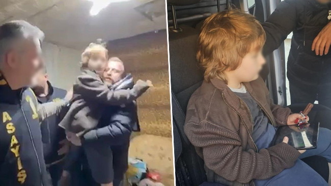 Alman anneden kaçırılan çocuk çöp yığınları arasında bitkin halde bulundu