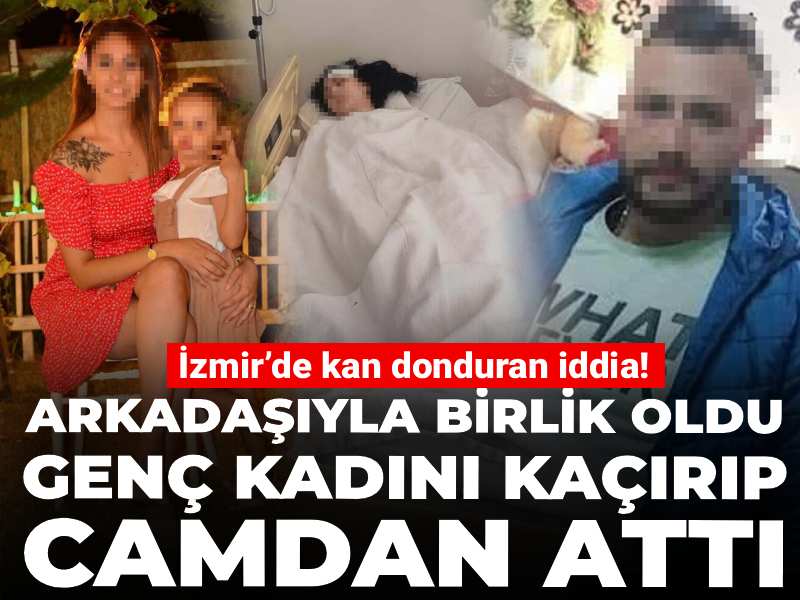 Arkadaşıyla bir oldu, karısını kaçırıp dördüncü kattan attı