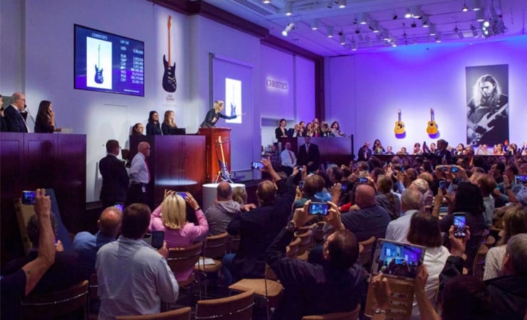 Altı Pink Floyd albümünde kullanıldı: 14,6 milyon dolara gitar satıldı