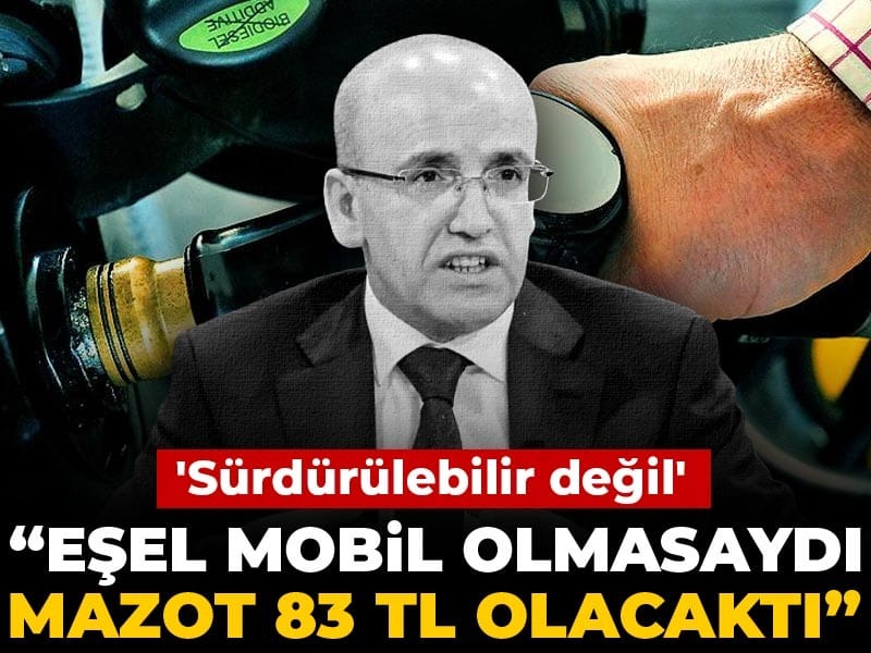 Mehmet Şimşek: Eşel mobil olmasaydı mazot 83 TL olacaktı