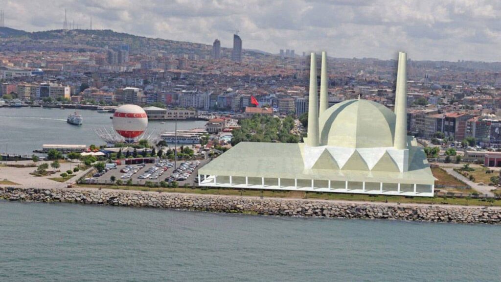 Kadıköy’de cami projesi için İSPARK kapatıldı