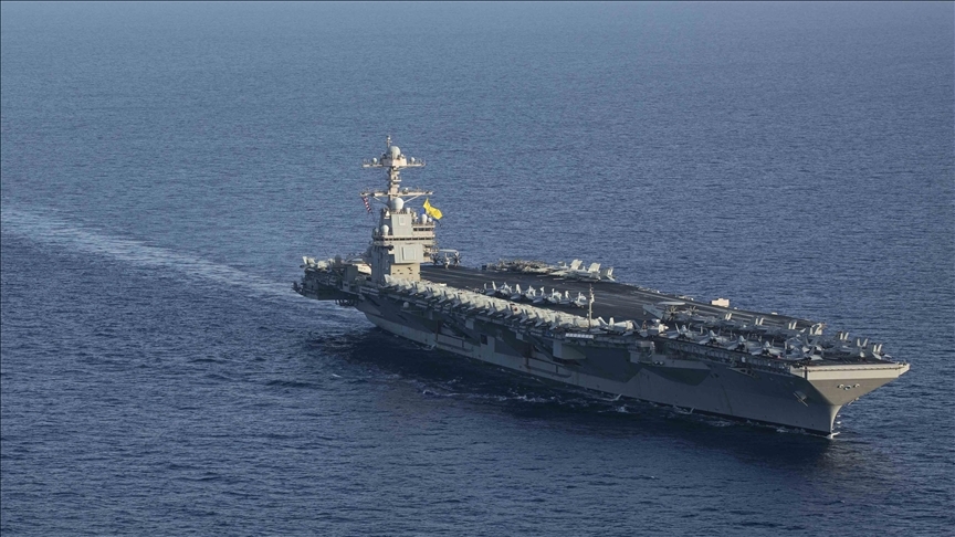 USS Gerald R. Ford uçak gemisi Girit Adası yolunda