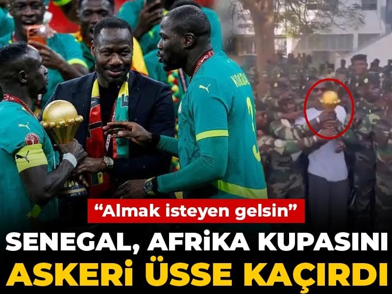 Senegal Afrika Kupası’nı askeri üsse kaçırdı: Sıkıysa gelin alın