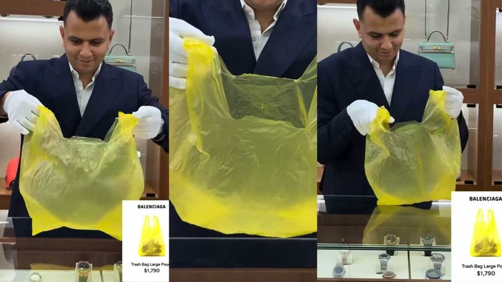 Markalar çıldırdı: 1.790 dolara ‘sarı çöp poşeti’
