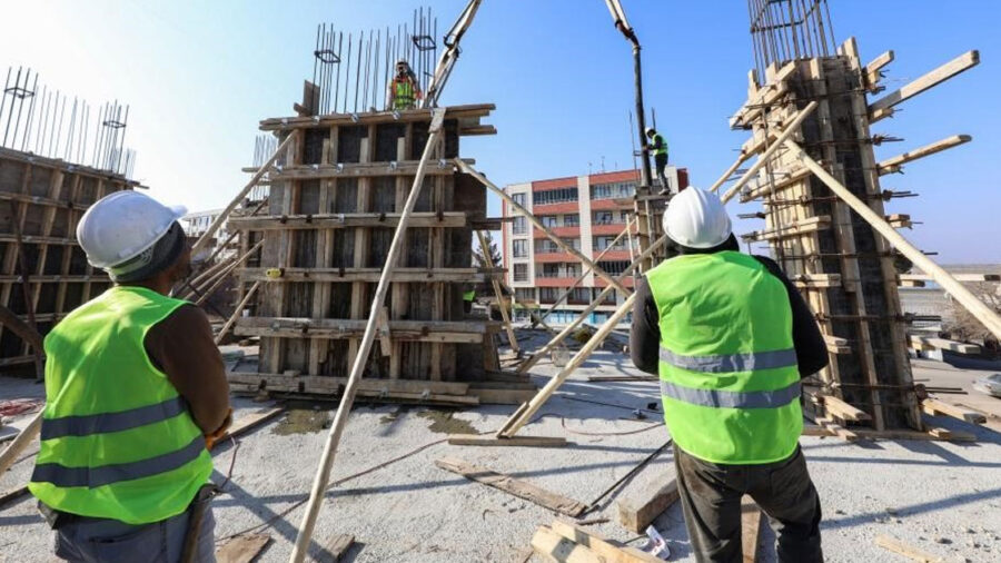İnşaat üretimi bir yılda yüzde 8 arttı
