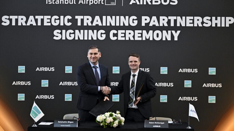 İstanbul Havalimanı ve Airbus, eğitim ortaklığı anlaşması imzaladı