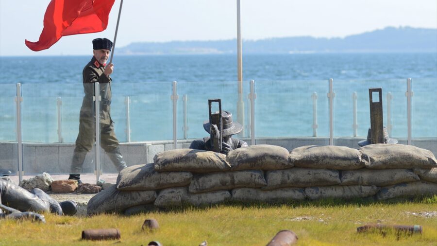 İstanbul’dan Çanakkale’ye yürüyen gazi torunu “şehitler diyarına” ulaştı