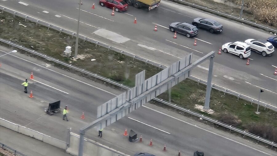 Jandarmadan bayram öncesi havadan ve karadan trafik denetimi