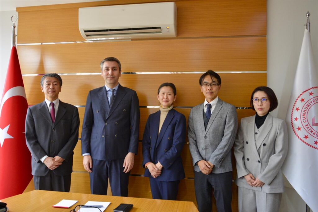 Japon eğitim heyetinden Milli Eğitim Bakanlığına ziyaret