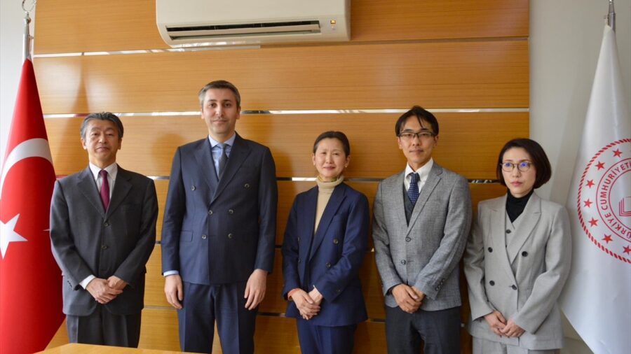 Japon eğitim heyetinden Milli Eğitim Bakanlığına ziyaret