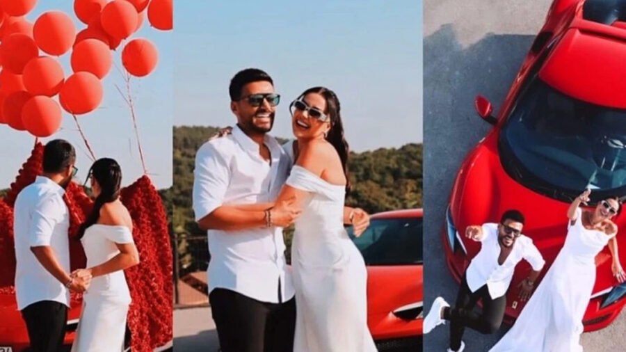 Dilan Ve Engin Polat’ın Kırmızı Ferrari’si Satışta