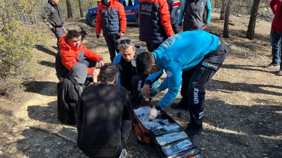 Karaman’da dağlık alanda kaybolan kadın, ekiplerin çalışmasıyla bulundu