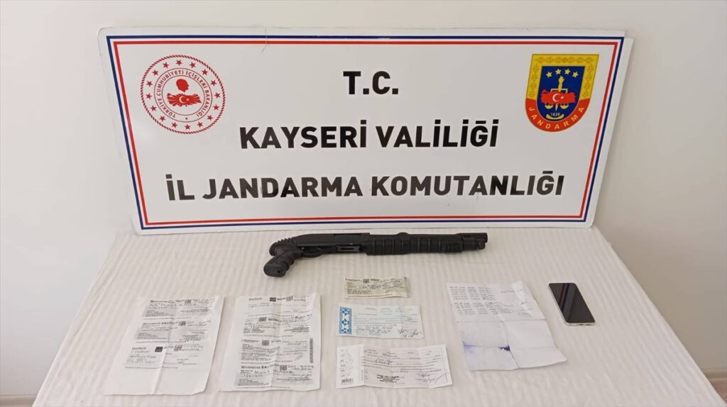 Kayseri’de tefecilik operasyonunda 1 zanlı yakalandı