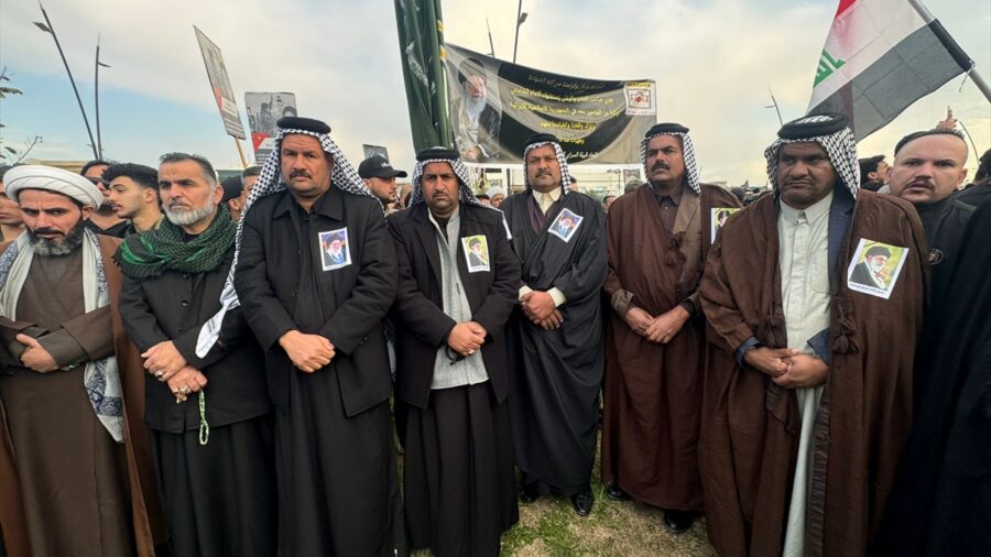 Kerkük’te İsrail ve ABD karşıtı gösteri düzenlendi