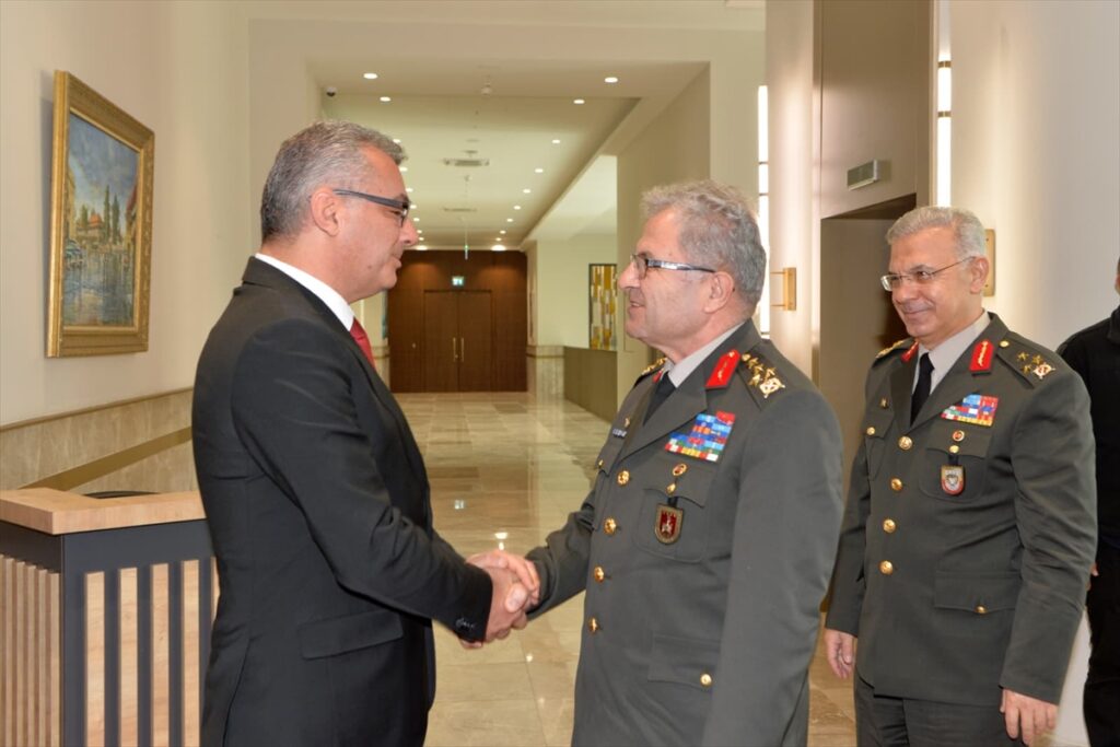 KKTC Cumhurbaşkanı Erhürman, Kara Kuvvetleri Komutanı Orgeneral Tokel’i kabul etti