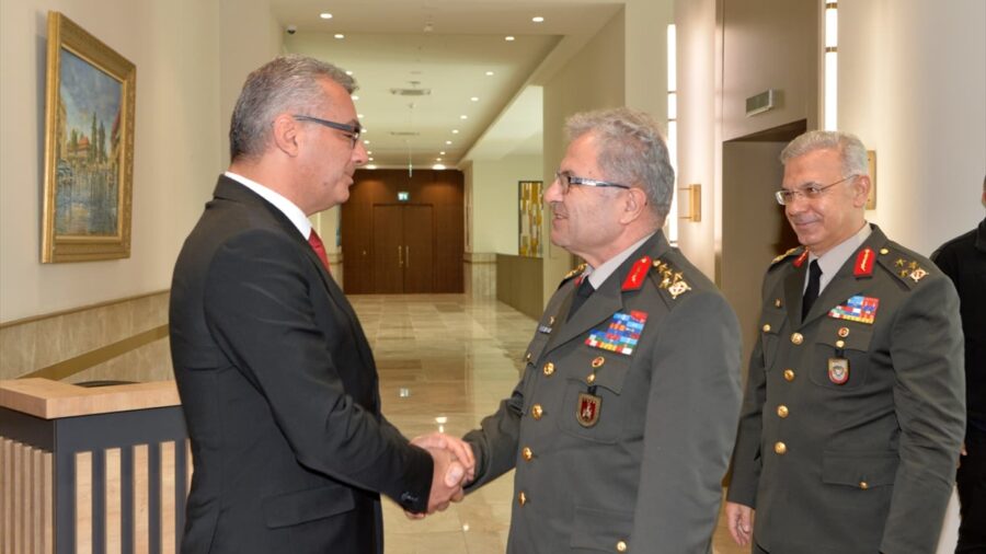 KKTC Cumhurbaşkanı Erhürman, Kara Kuvvetleri Komutanı Orgeneral Tokel’i kabul etti