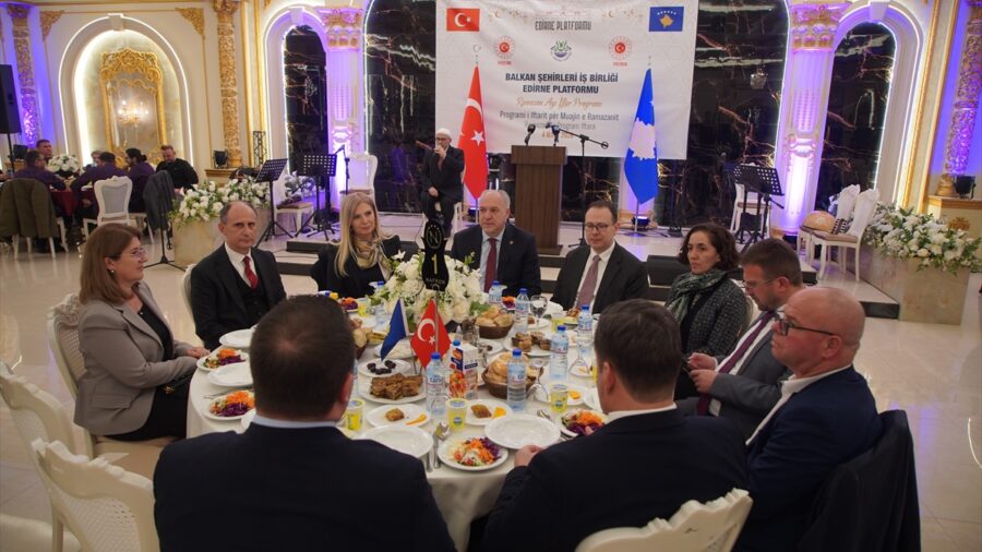 Kosova’da, Edirne Valiliği iftar programı düzenledi