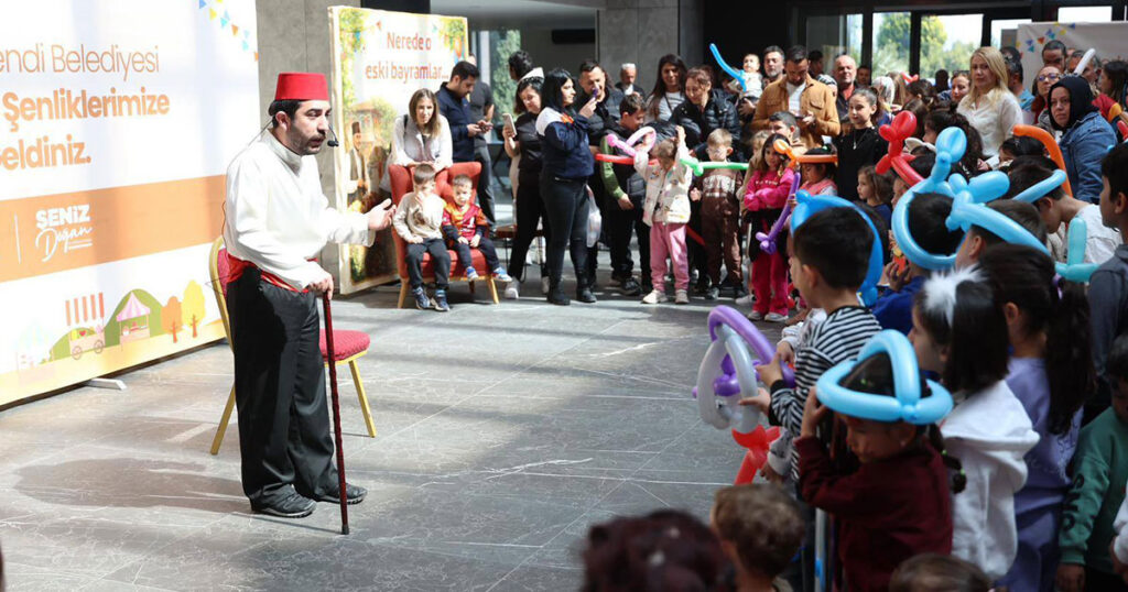 Merkezefendi’de çocuklar şenlikte eğlendi