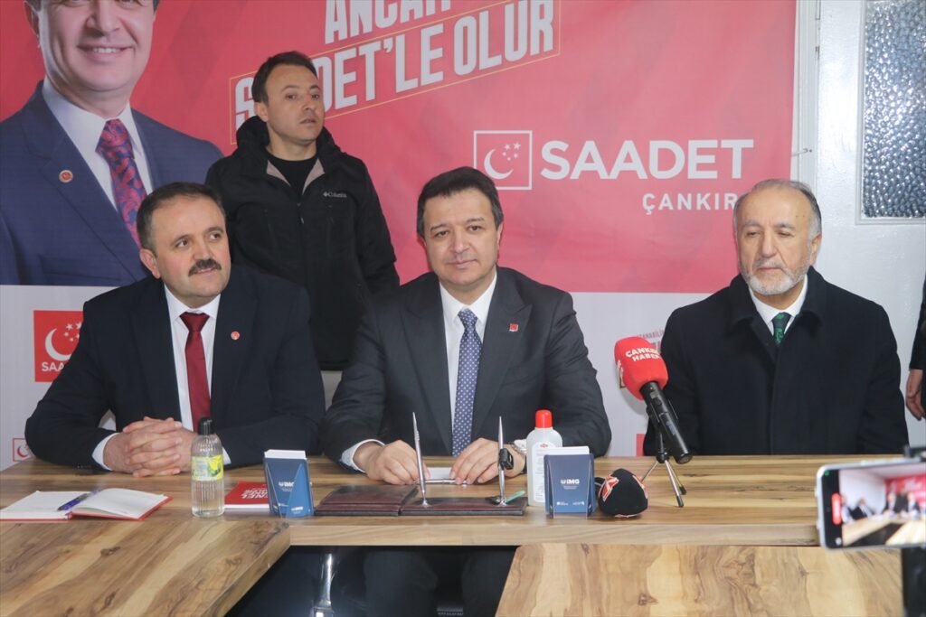 Saadet Partisi Genel Başkanı Arıkan, Çankırı’da konuştu: