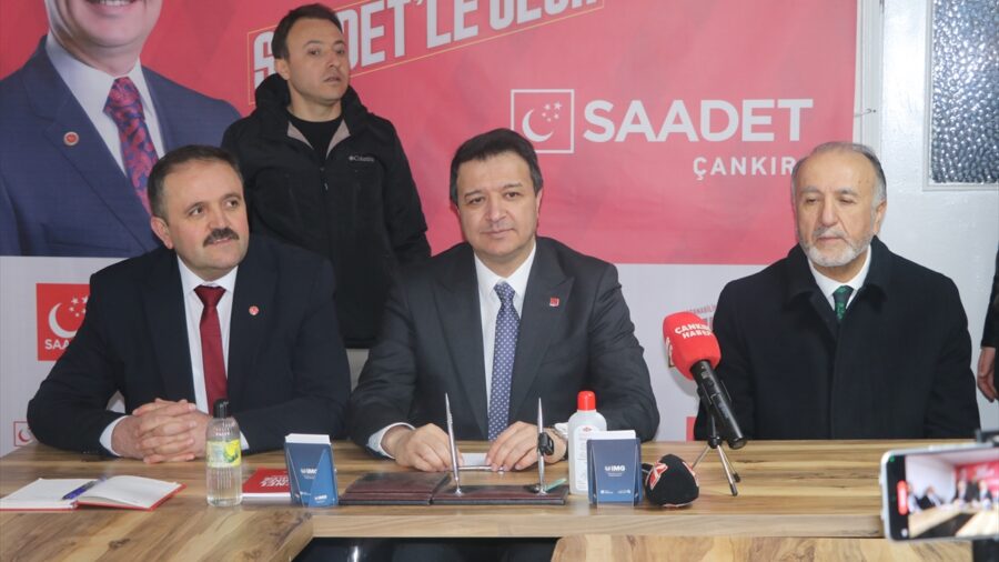 Saadet Partisi Genel Başkanı Arıkan, Çankırı’da konuştu: