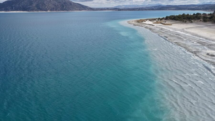 Salda’nın su seviyesi yükseldi, kuruyan Akgöl ve Yarışlı gölleri yeniden su tuttu