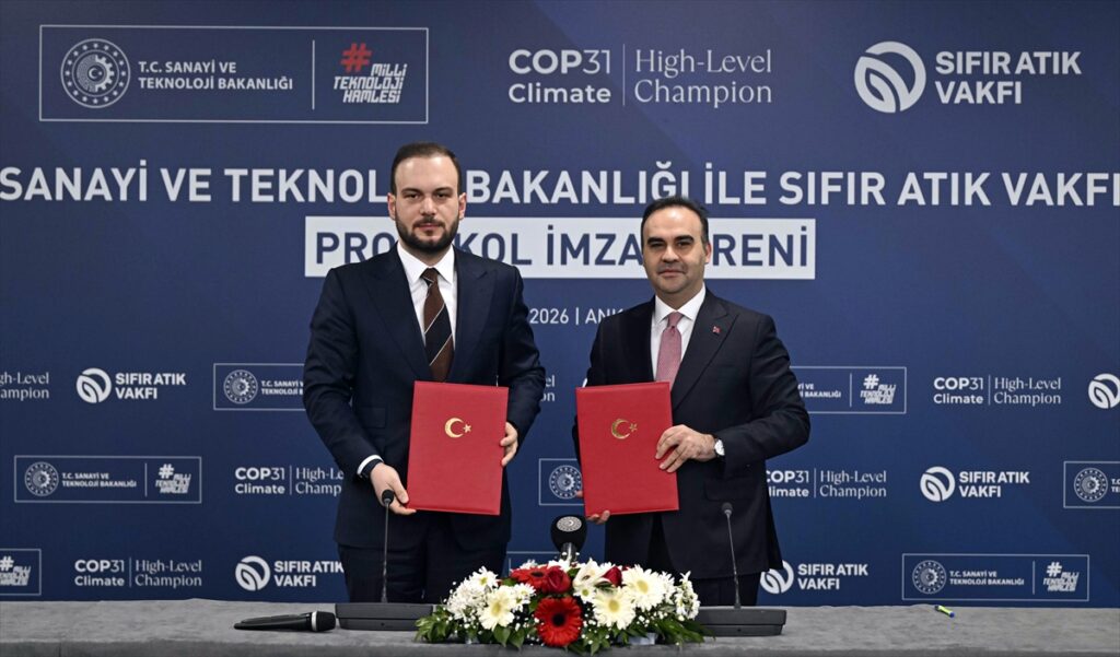 Sanayi ve Teknoloji Bakanlığı ile Sıfır Atık Vakfı arasında işbirliği protokolü imzalandı