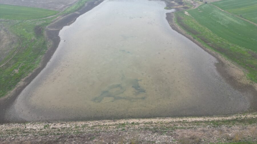 Tekirdağ’da kuruyan gölet yağışlarla yeniden doluyor