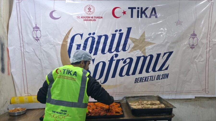 TİKA Halep’te engelli yetim çocuklar ve anneleri için “Gönül Sofrası” iftarı düzenledi