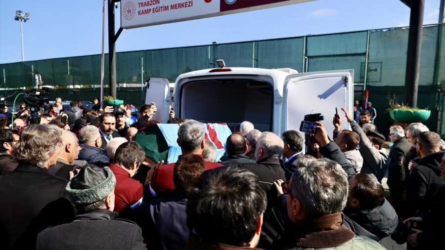 Trabzonspor’un vefat eden yardımcı antrenörü Orhan Kaynak için tören düzenlendi