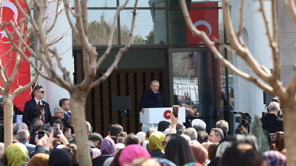 Cumhurbaşkanı Erdoğan Camii Açılışında Mesaj Verdi