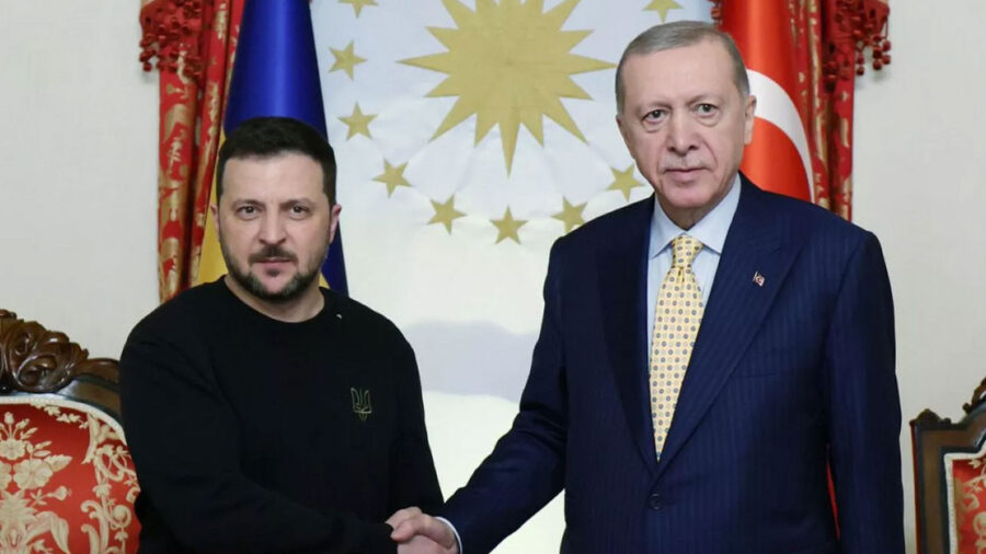 Cumhurbaşkanı Erdoğan Ve Zelenski, İkili İlişkileri Görüştü