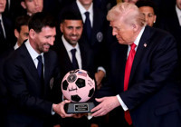 Trump Messi’yi Beyaz Saray’da Ağırladı
