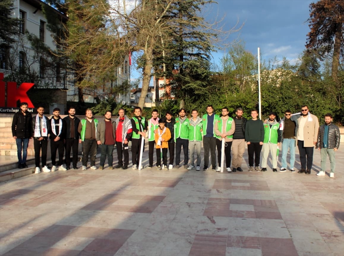 Bilecik’te Filistin’e destek yürüyüşü düzenlendi