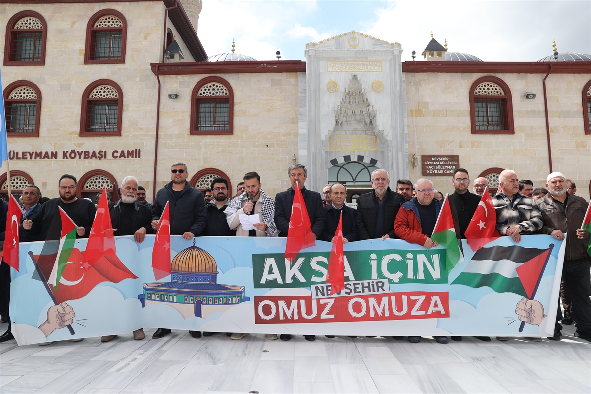 İsrail’in çıkardığı idam yasası Nevşehir, Niğde, Kırşehir, Yozgat ve Kayseri’de protesto edildi